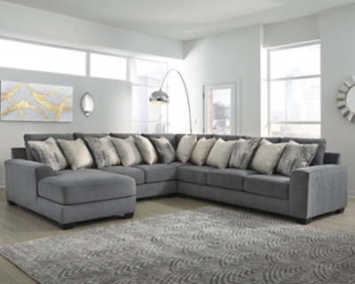 Castano 4-Piece Sectional with Chaise, Jewel, rollover