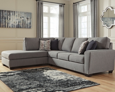 Ashley furniture grey store l shaped couch