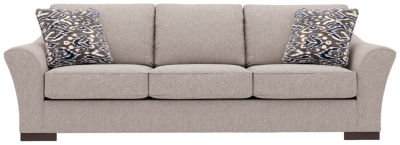 Bantry Nuvella® Sofa and Pillows, Slate, large
