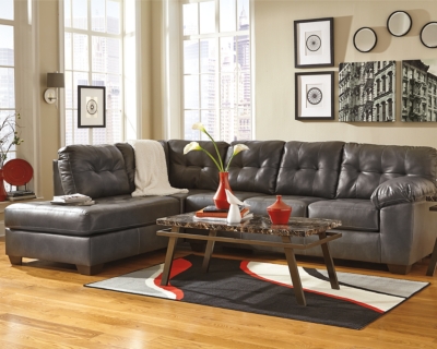 Alliston 2-Piece Sectional with Chaise, Gray, rollover