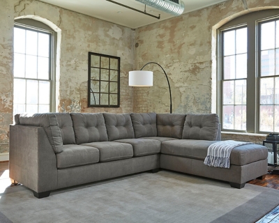 Pitkin 2 Piece Sectional With Chaise Ashley Furniture Homestore