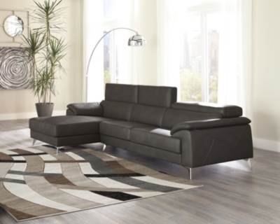 Tindell 2-Piece Sectional with Chaise, Gray, large