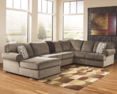 Jessa Place 3 Piece Sectional With Chaise Ashley Furniture Homestore