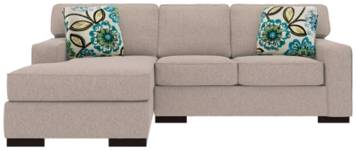 Ashlor Nuvella® 2-Piece Sectional and Pillows, Slate, large