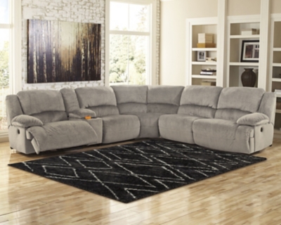 Toletta 6-Piece Reclining Sectional Non-Power | Ashley Furniture HomeStore