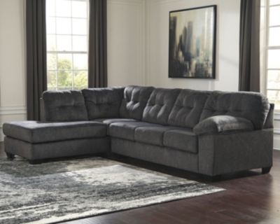 Accrington 2-Piece Sectional with Chaise, Granite, large