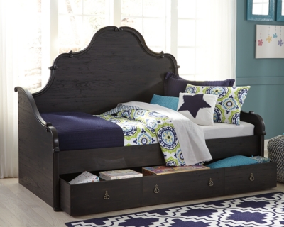 Corilyn Twin Day Bed With Trundle Storage Ashley Furniture Homestore
