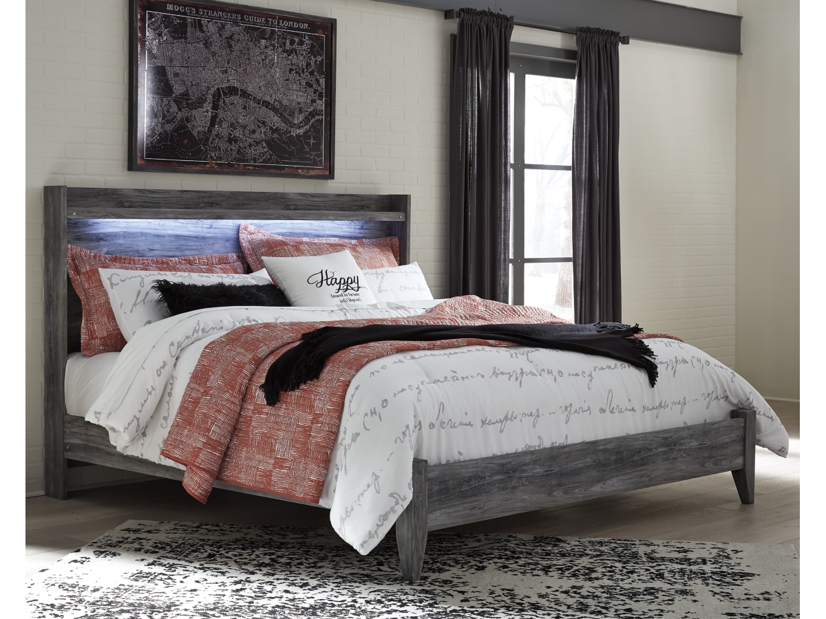 Baystorm Panel Bed - Gray