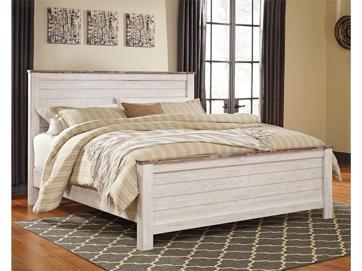 Ashley willowton store king bed