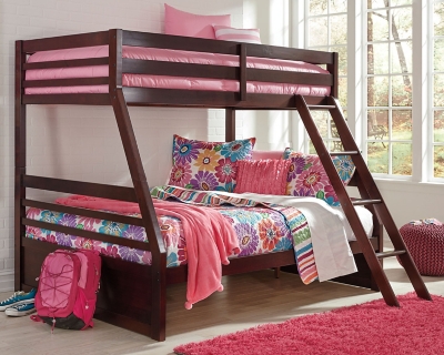 halanton twin over full bunk bed | ashley furniture homestore