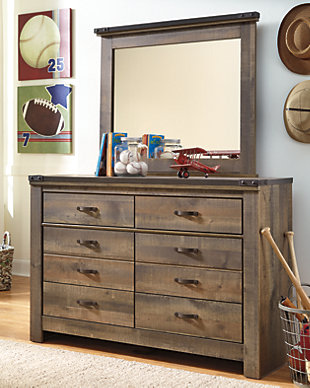 Trinell Dresser and Mirror, , rollover