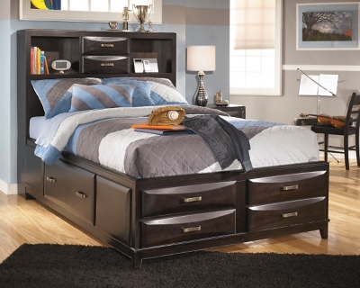 kira full storage bed | ashley furniture homestore