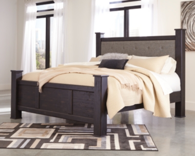 Ashley Ledelle King Poster Bed, Raleigh, Same Day Delivery