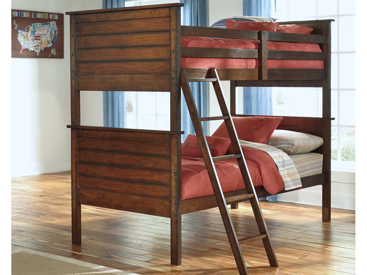 Ladiville Twin over Twin Bunk Bed Ashley