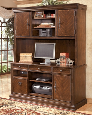 Hamlyn Credenza With Tall Hutch Ashley Furniture Homestore