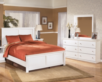 Kith Langston Ash Queen Bed, Dresser And Mirror