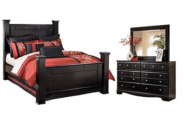 shay 5-piece queen master bedroom | ashley furniture homestore