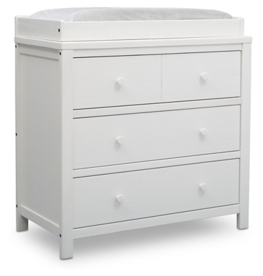 Delta Children Cambridge Dresser Changing Table Top Ashley