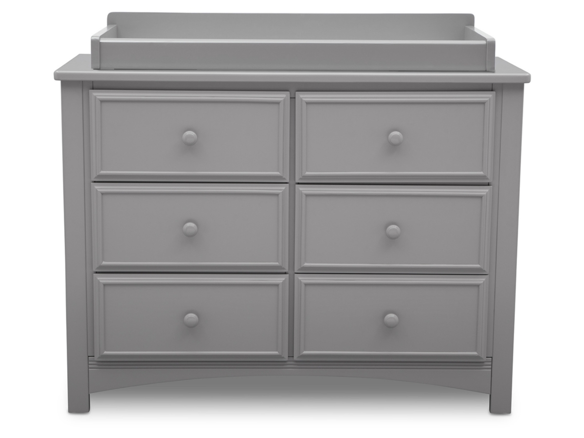 Delta Children 6 Drawer Dresser Changing Table Top Ashley