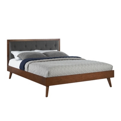 Adair Platform Queen Upholstered Bed, , large