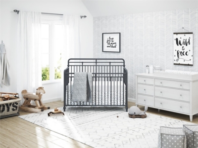 Woodgrain Finish Changing Table, , rollover