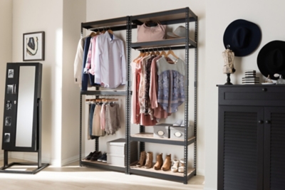 Metal 7-Shelf Closet Storage Organizer, , rollover