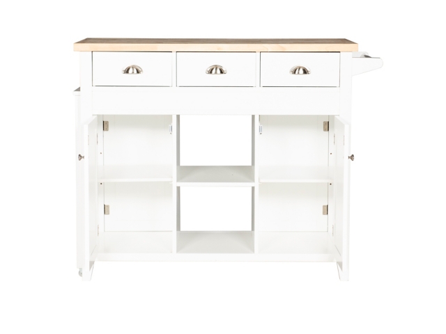 Saddle Sheridan Kitchen Cart | Ashley