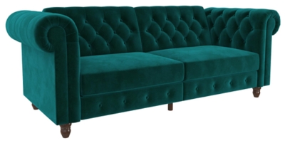 Atwater Living Fitz Sofa Futon, Green, large