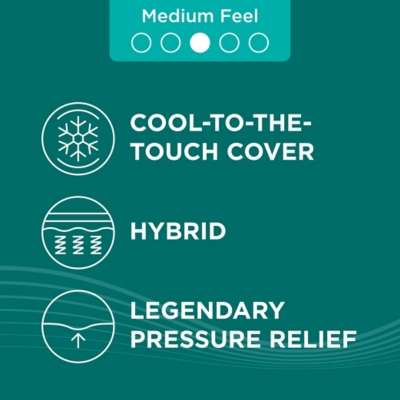 TEMPUR-Adapt® Medium Hybrid Queen Mattress