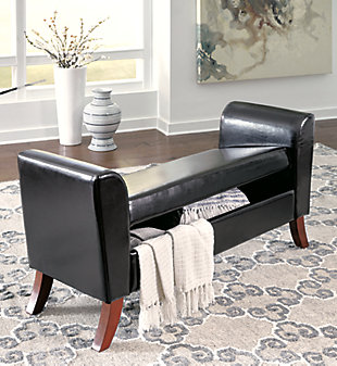 Benches Upholstered Storage Bench, , rollover