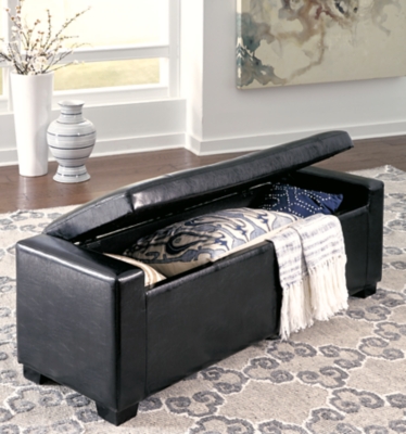 Benches Upholstered Storage Bench Ashley Furniture Homestore