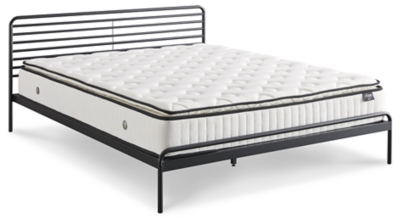 Donasteen Queen Platform Bed, Black, large