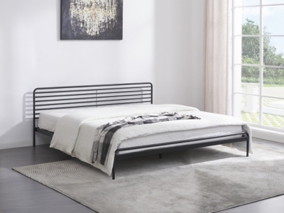 Donasteen King Platform Bed, Black