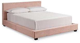 Chesani Full Upholstered Bed, Blush, large