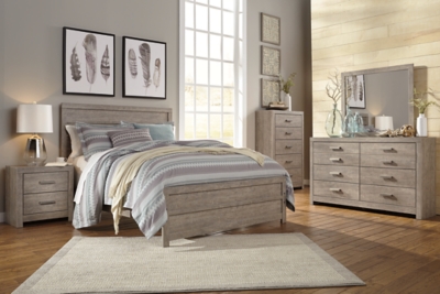 culverbach queen panel bed | ashley furniture homestore