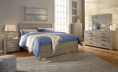 Culverbach King Panel Bed Ashley Furniture Homestore