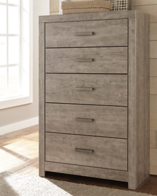 B070-46 Culverbach 5 Drawer Chest of Drawers, Gray sku B070-46