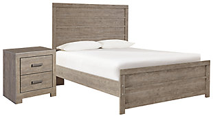 Culverbach Full Panel Bed with Nightstand, , large