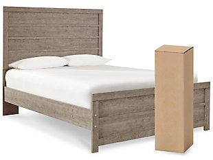 Culverbach Full Panel Bed with Mattress, Gray, large