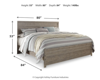 Culverbach King Panel Bed, Gray, large