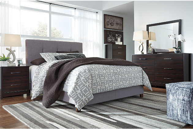 Dolante Queen Upholstered Bed Ashley, Dolante Queen Upholstered Bed Grey