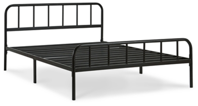 Trentlore Full Platform Bed, Black, large