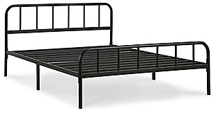 Trentlore Full Platform Bed, Black, large