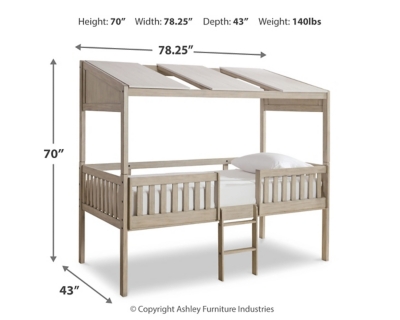 Wrenalyn Twin Loft Bed, , large