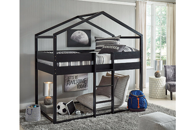 Flannibrook House Loft Bed Ashley, Bunk Bed With Loft Style