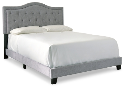 Jerary Queen Upholstered Bed, Gray, large