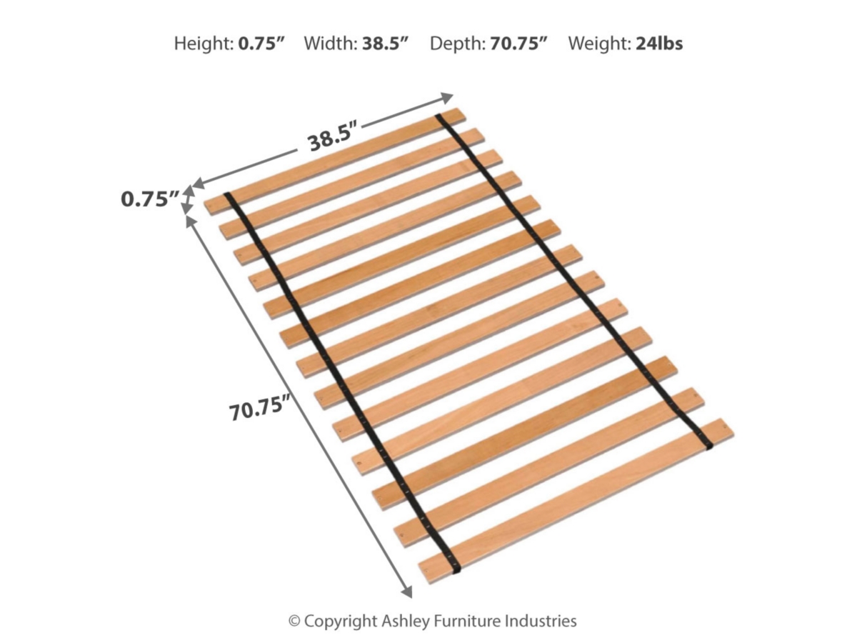 Ashley furniture king bed slats discount