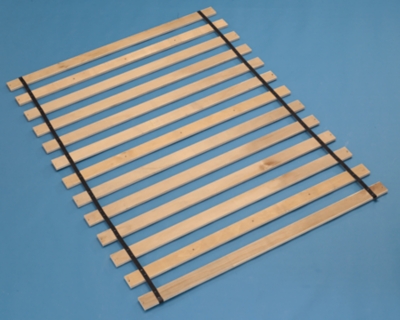 Frames and Rails Full Roll Slat, Brown, large