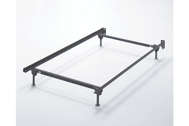 Frames And Rails Twin Full Bolt On Bed, Bolt On Queen Size Metal Bed Frame For Headboard And Footboard