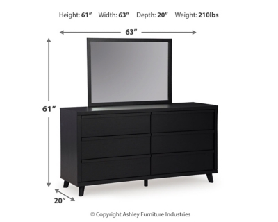 Danziar Dresser and Mirror, , large